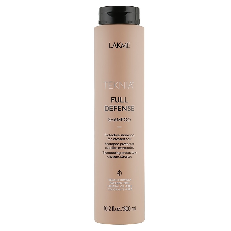 Lakme Teknia Full Defense szampon ochronny do włosów zestresowanych, 300 ml