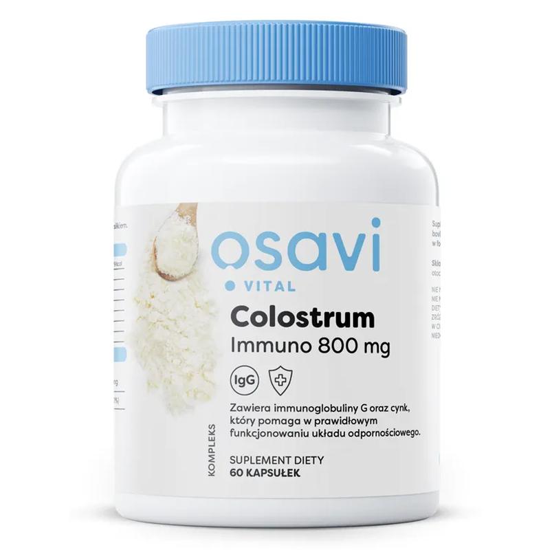 Osavi suplement diety Colostrum Immuno, 800mg, 60 kaps./1 opak.