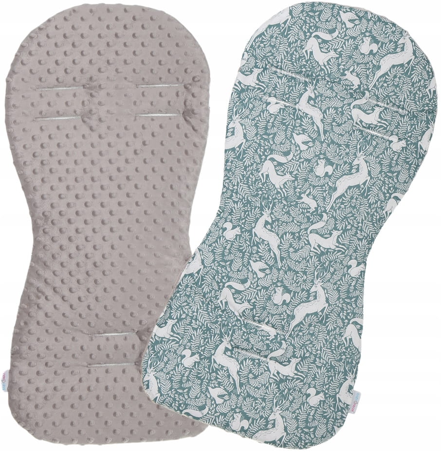 Wkładka do wózka spacerówki minky bawełna dwustronna Babymam