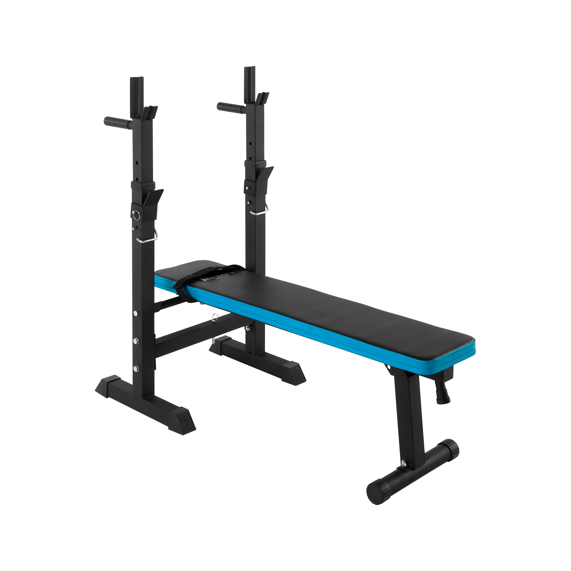 Ławka treningowa regulowana ze stojakami Rebel Active