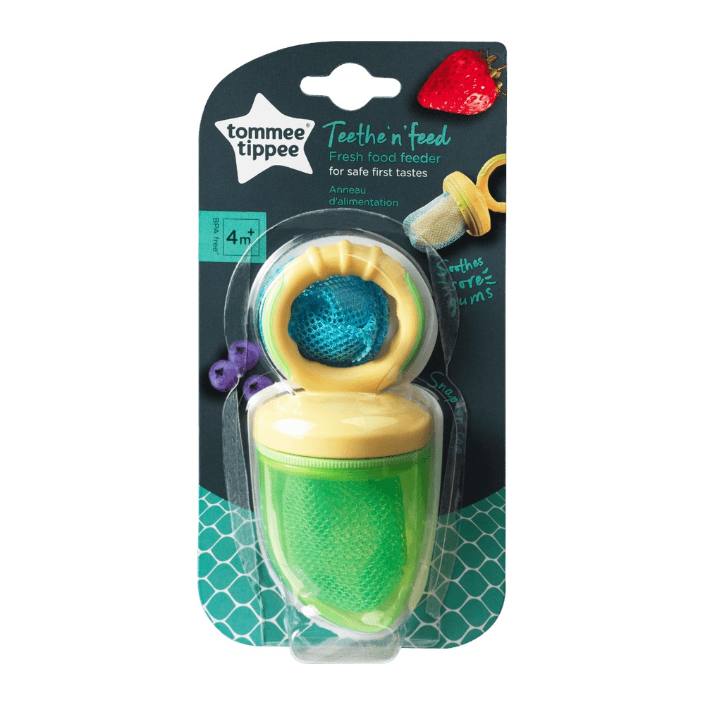 Tommee Tippee Teethe'n'Feed gryzak do podawania owoców 4m+, 230 ml