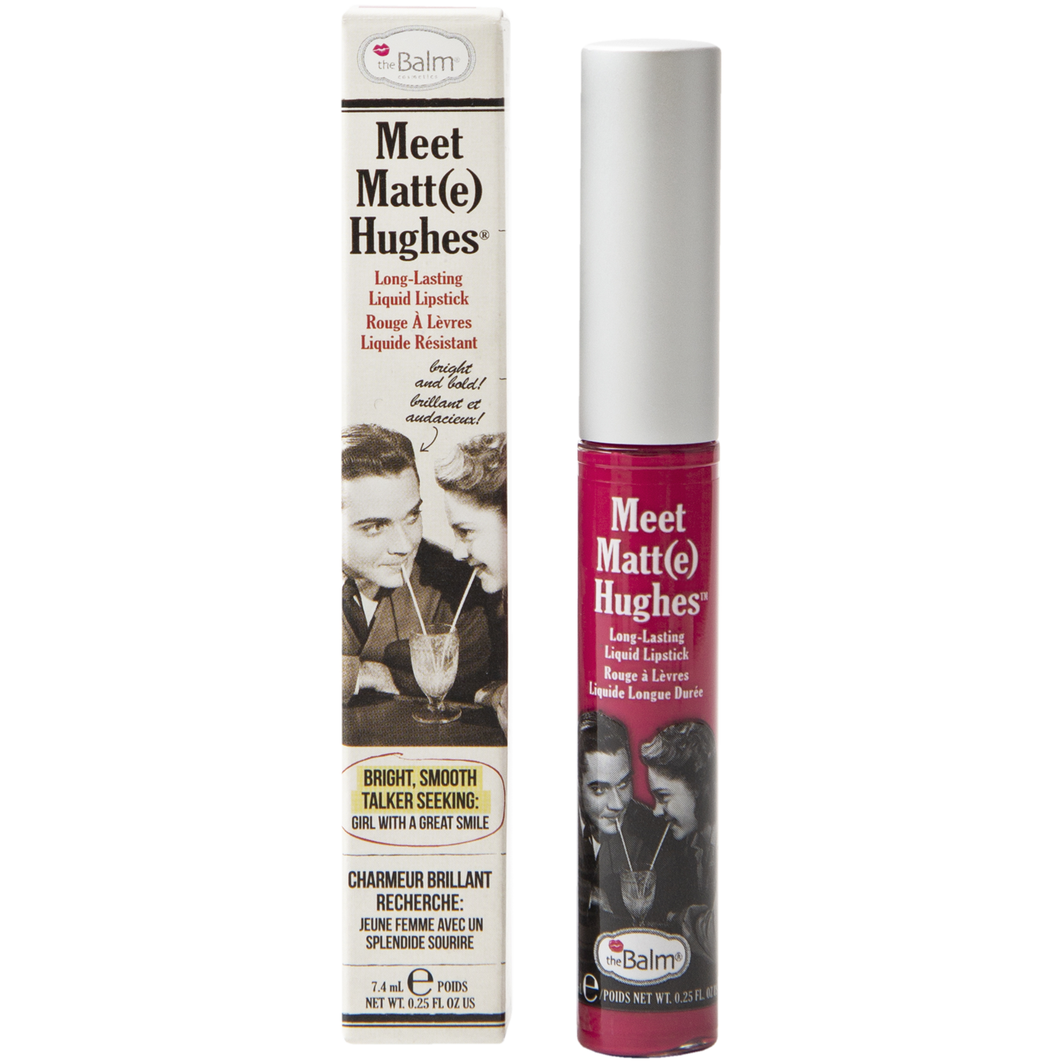 The Balm Meet Matt(e) Hughes pomadka w płynie do ust sentimental, 7,4 ml