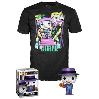 Figurka FUNKO Pop & Tee DC Comics Batman The Joker 89 + Koszulka (L)
