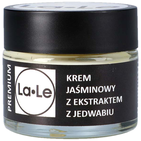 La-Le Premium krem jaśminowy z ekstraktem z jedwabiu do twarzy, 50 ml