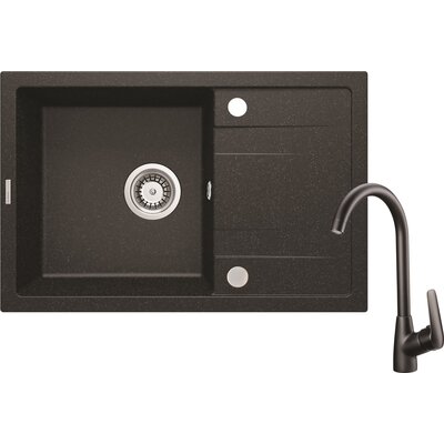 Zlewozmywak DEANTE Corio ZRCB2113 Grafitowy + Bateria