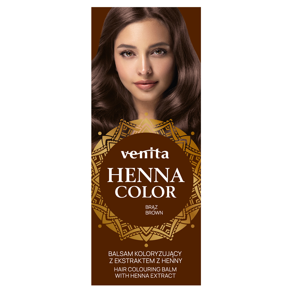 Venita Henna Color balsam koloryzujący z ekstraktem z henny do włosów 15 brąz, 75 ml