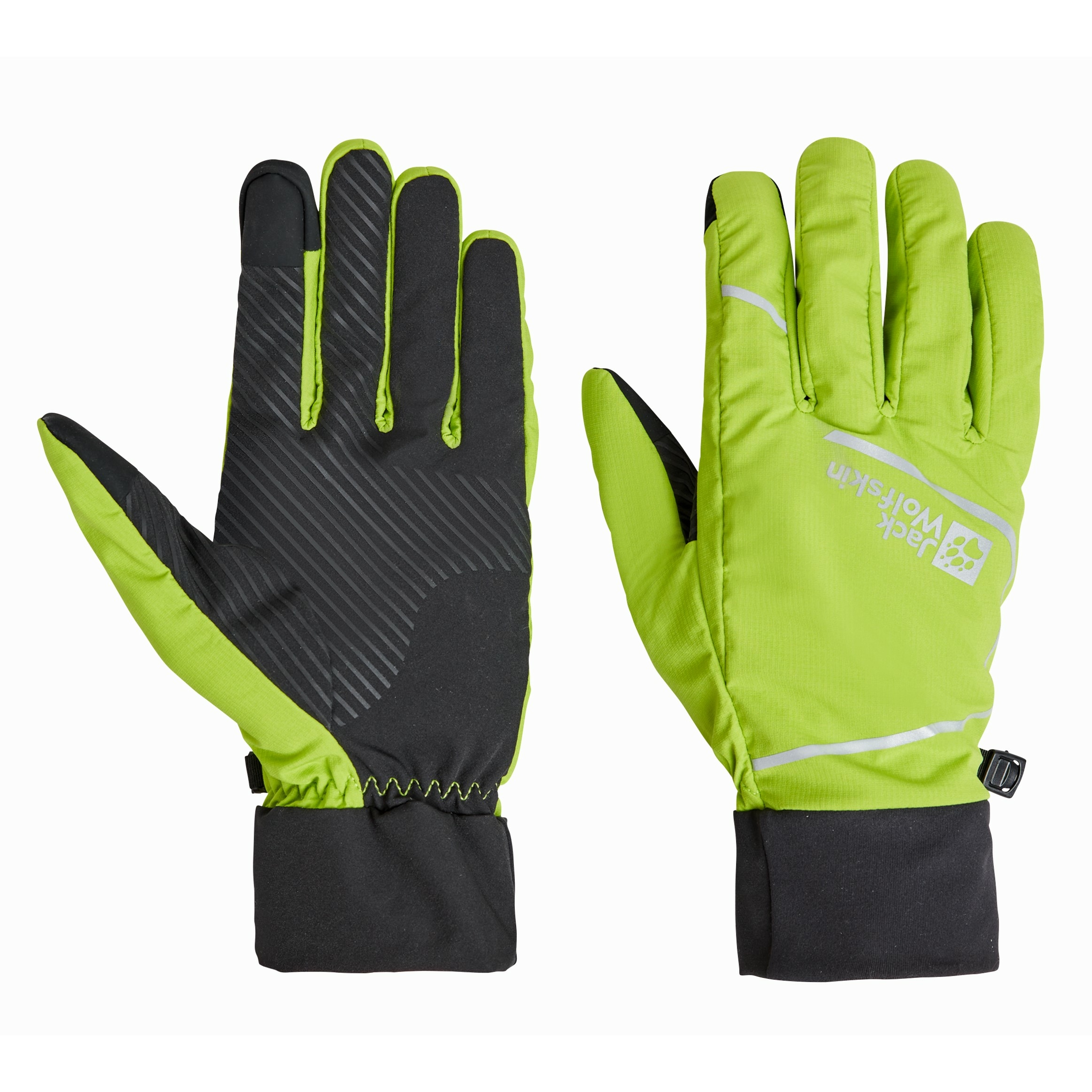Rękawiczki rowerowe Jack Wolfskin MOROBBIA SUMMER GLOVE fresh green - M