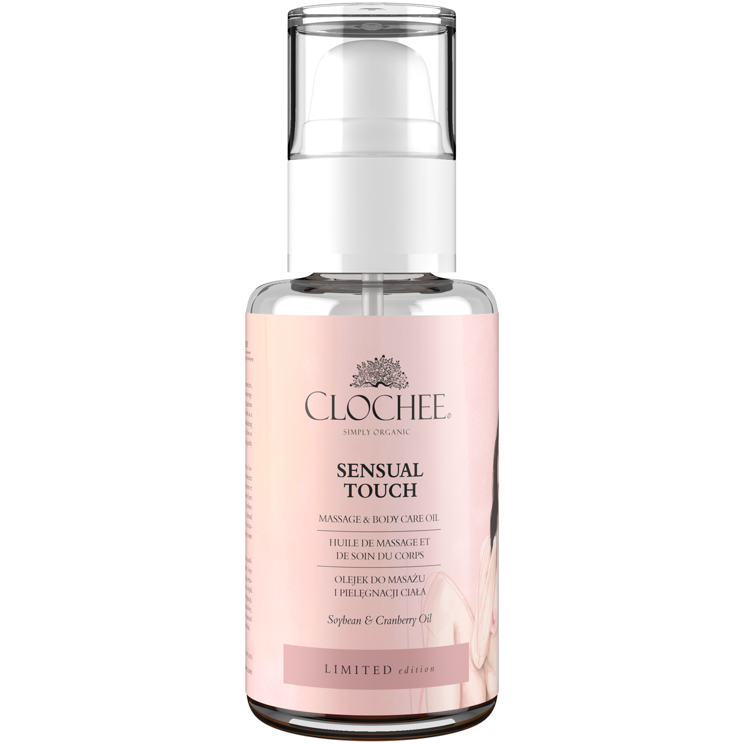 Clochee Sensual Touch olejek do pielęgnacji i masażu ciała, 100 ml