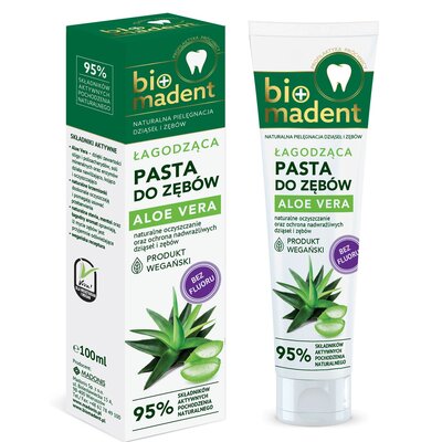 Pasta do zębów BIO MADENT Aloe Vera 100 ml