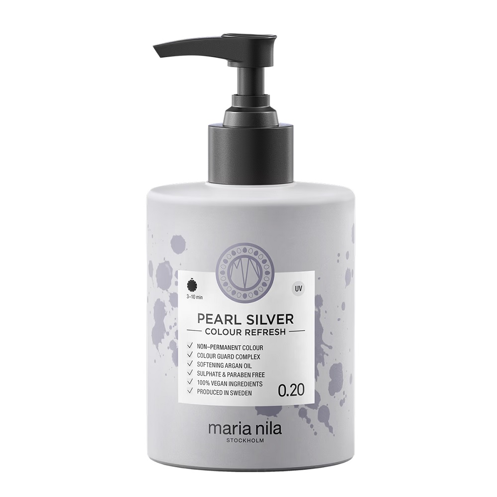 Maria Nila Colour Refresh maska koloryzująca do włosów 0.20 Pearl Silver, 300 ml