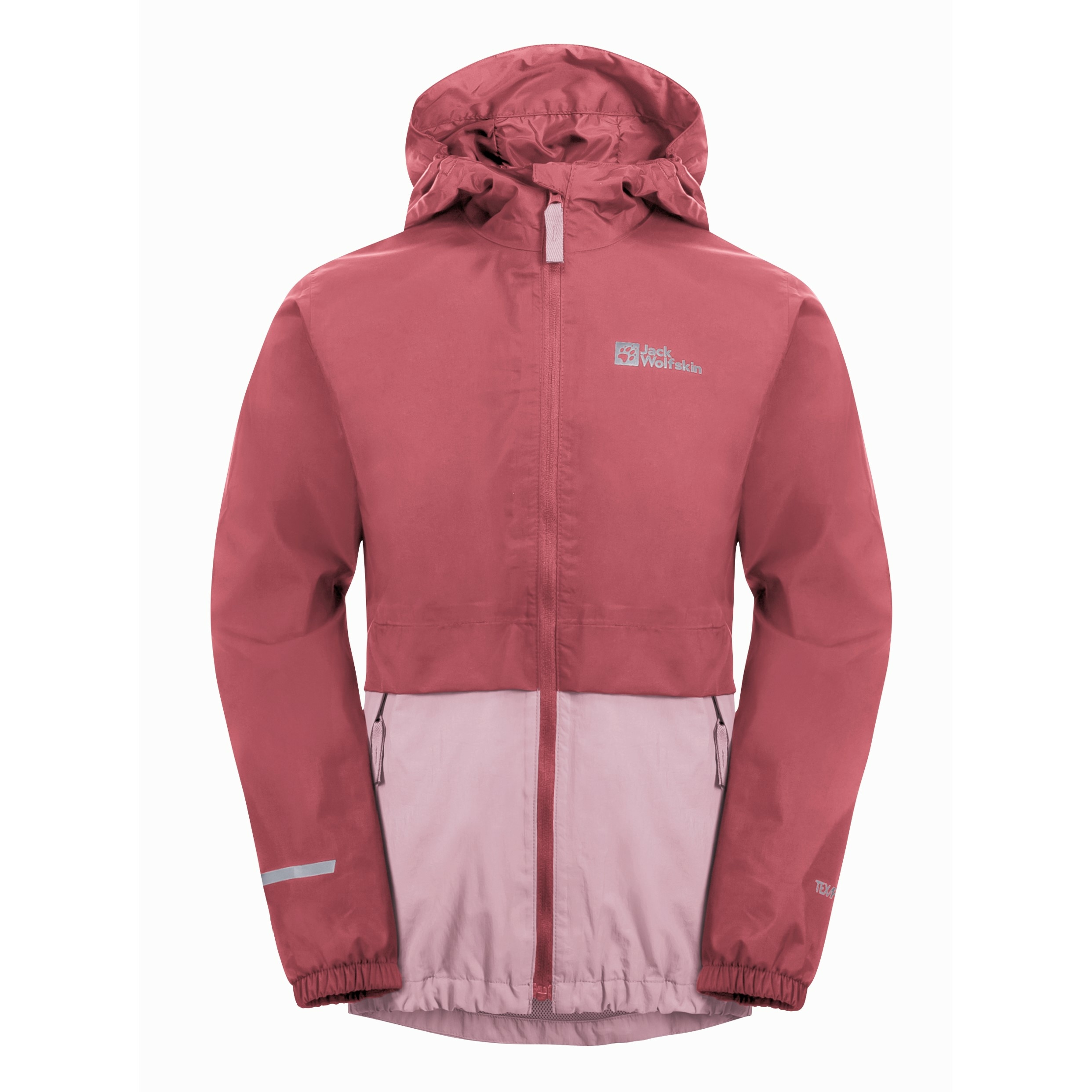 Dziecięca kurtka przeciwdeszczowa Jack Wolfskin RAINY DAYS 2L JKT K soft pink - 104