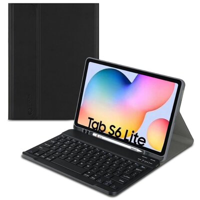 Etui na Galaxy Tab S6 Lite 2020/2022 TECH-PROTECT SC Pen + Keyboard Czarny Klawiatura