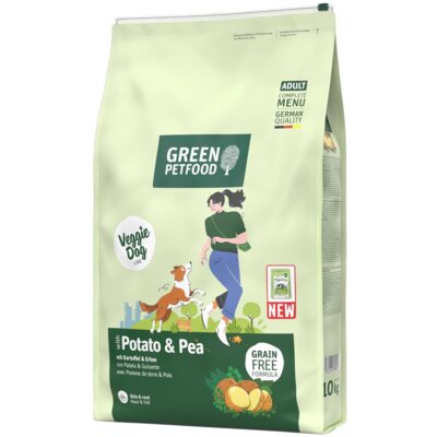 Karma dla psa GREEN PETFOOD VeggieDog z ziemniakami i groszkiem 10 kg