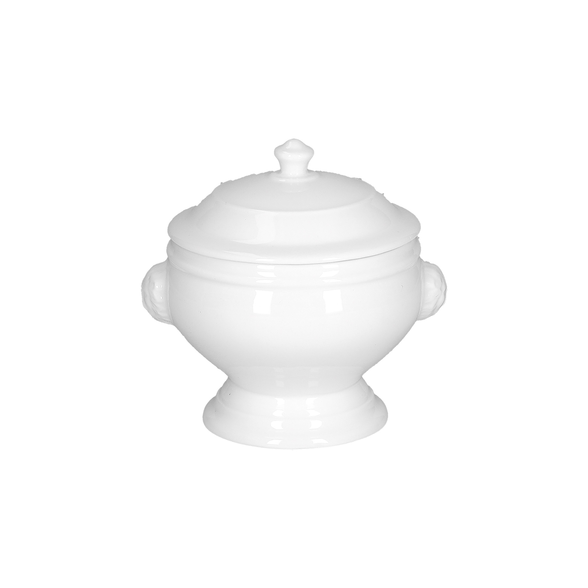 La Porcellana Bianca - Miska z pokrywką lew 365 ml Chimera