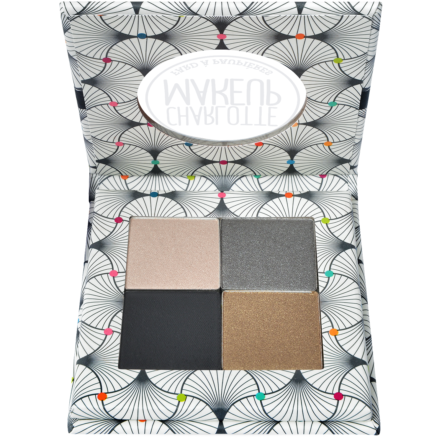 Charlotte Makeup Bio Bio paleta cieni do powiek odcienie roślinne, 5,6 g