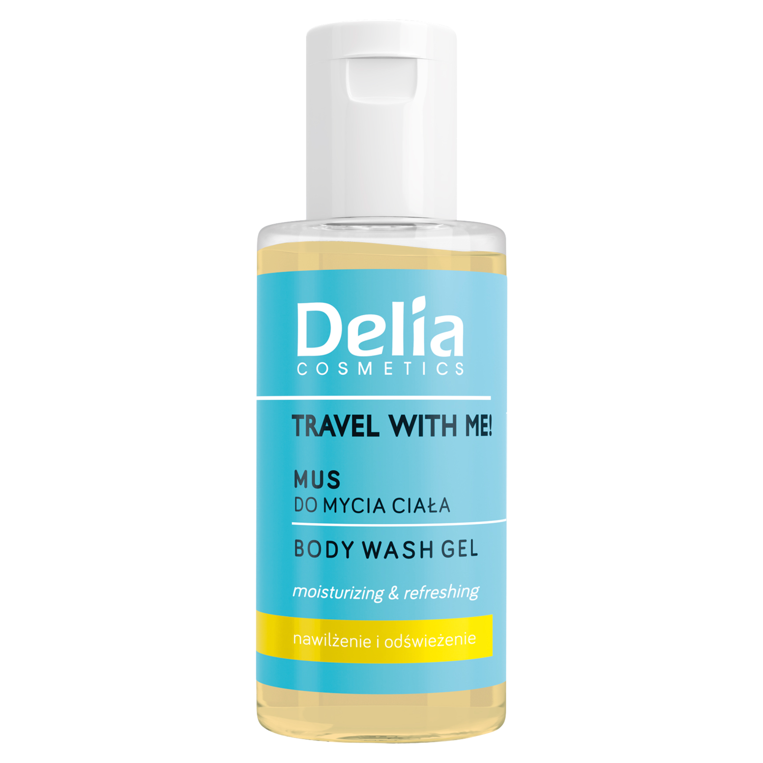 Delia Travel With Me mus do mycia twarzy, 50 ml