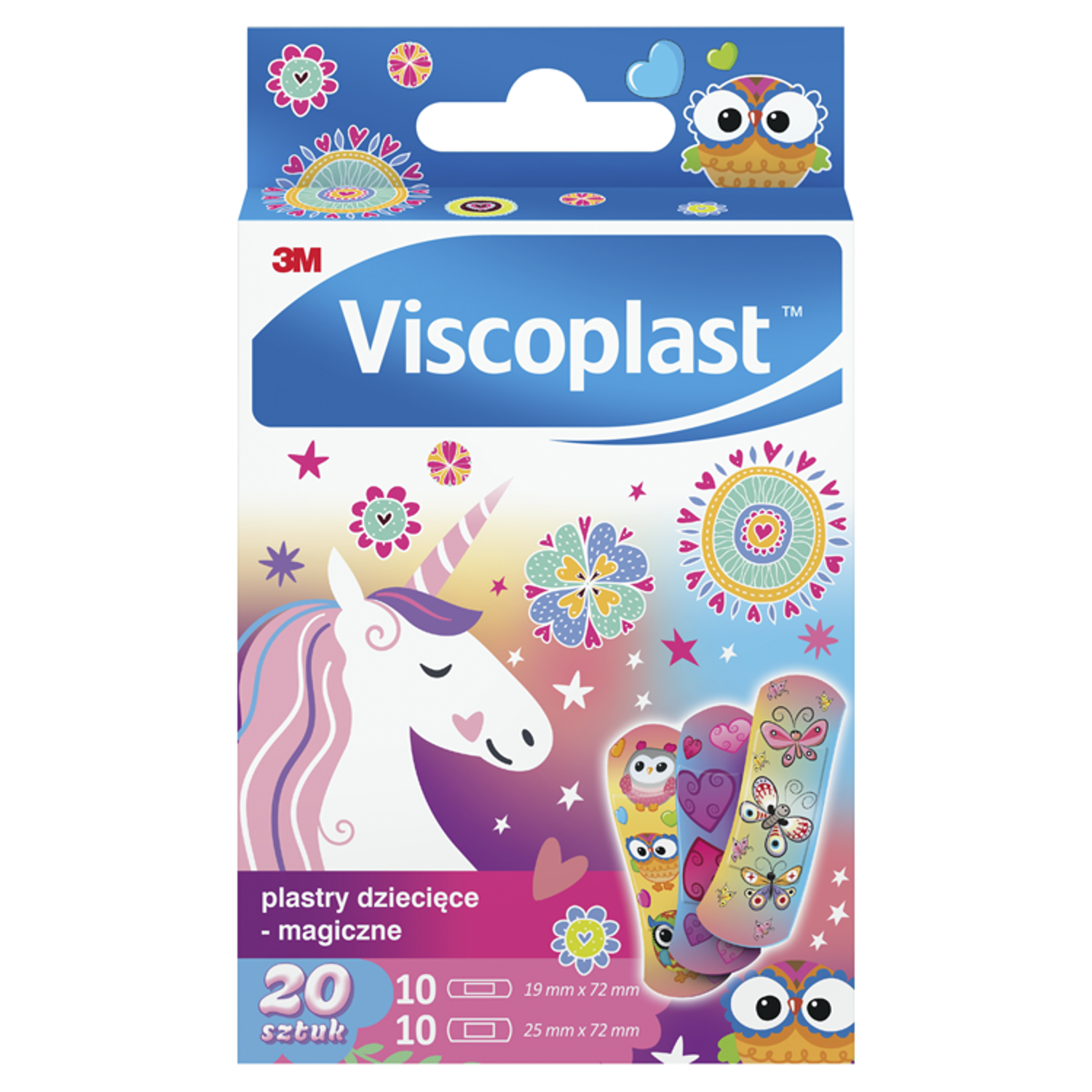 Viscoplast plastry opatrunkowe dla dzieci, 20 szt./1 opak.