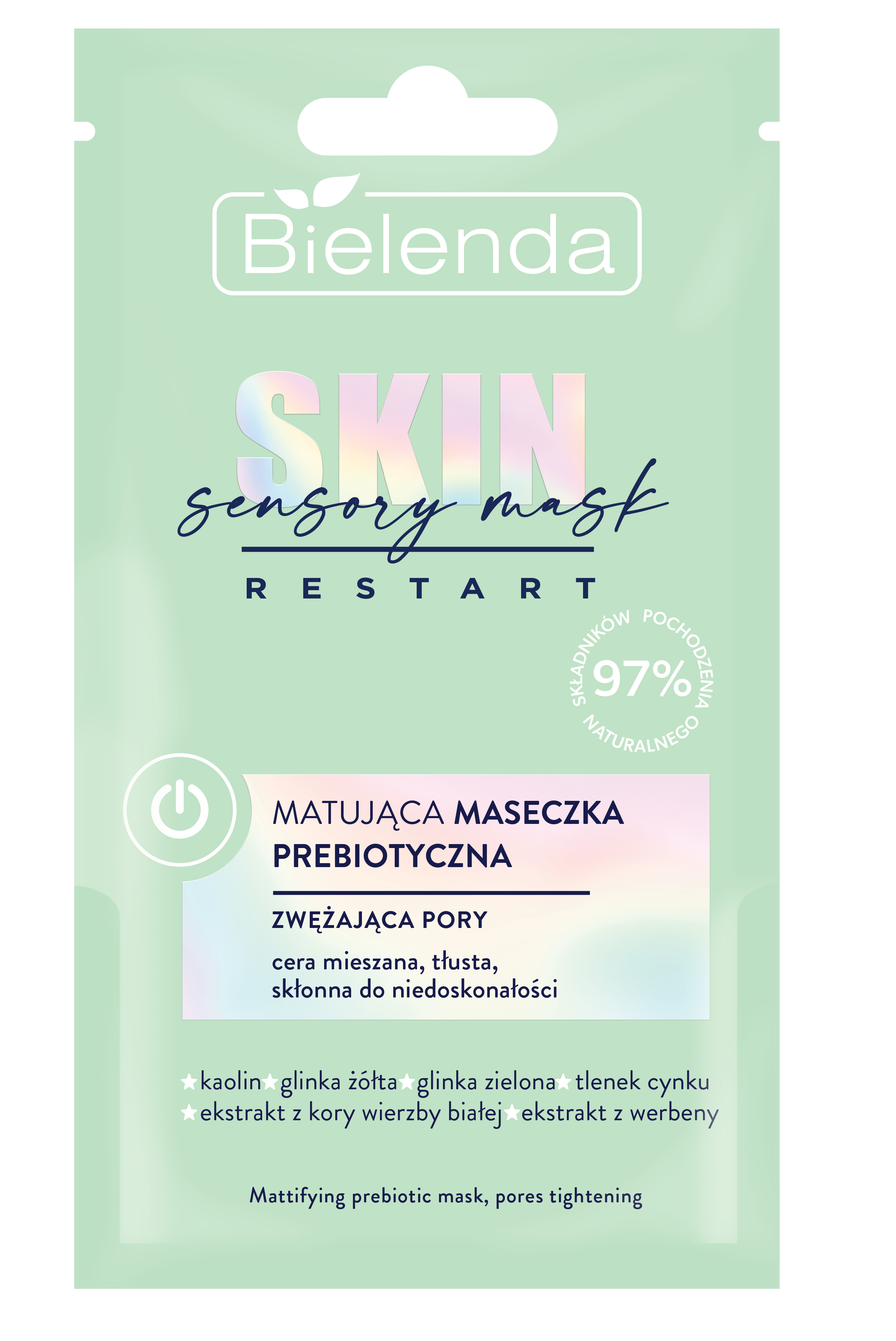 Bielenda Skin Restart Sensory Mask matująca maseczka prebiotyczna, 8 g