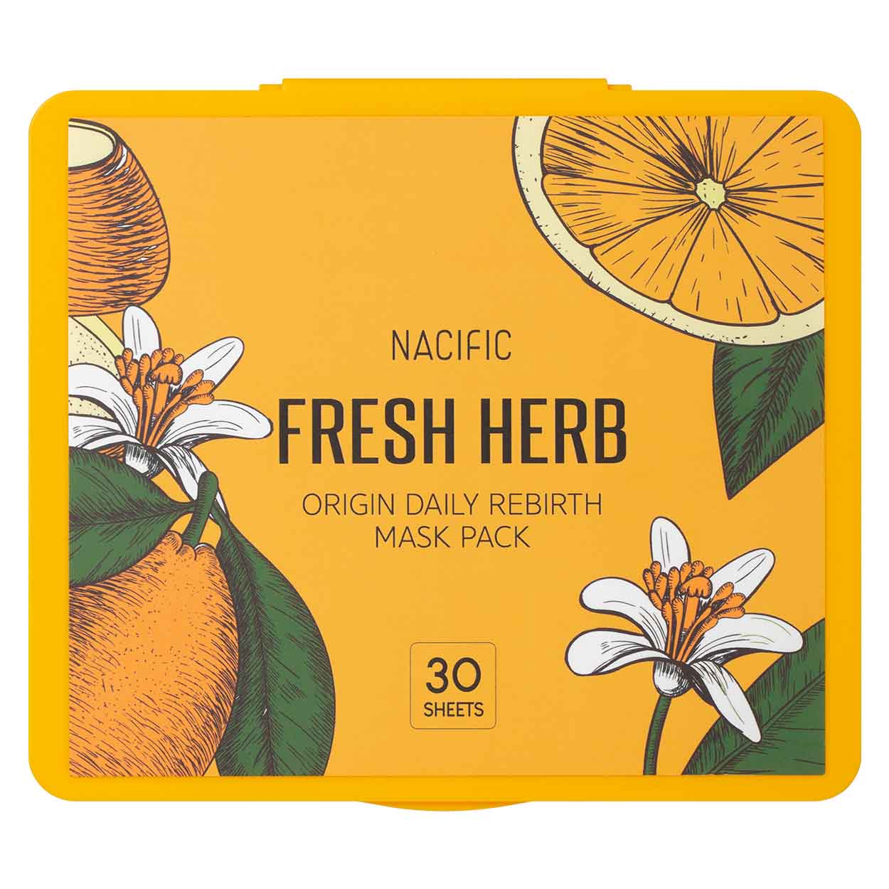 Nacific Fresh Herb maseczka do twarzy nasączona siedmioma serum i składnikami nawilżającymi oraz odżywczymi, 30 szt./1 opak.