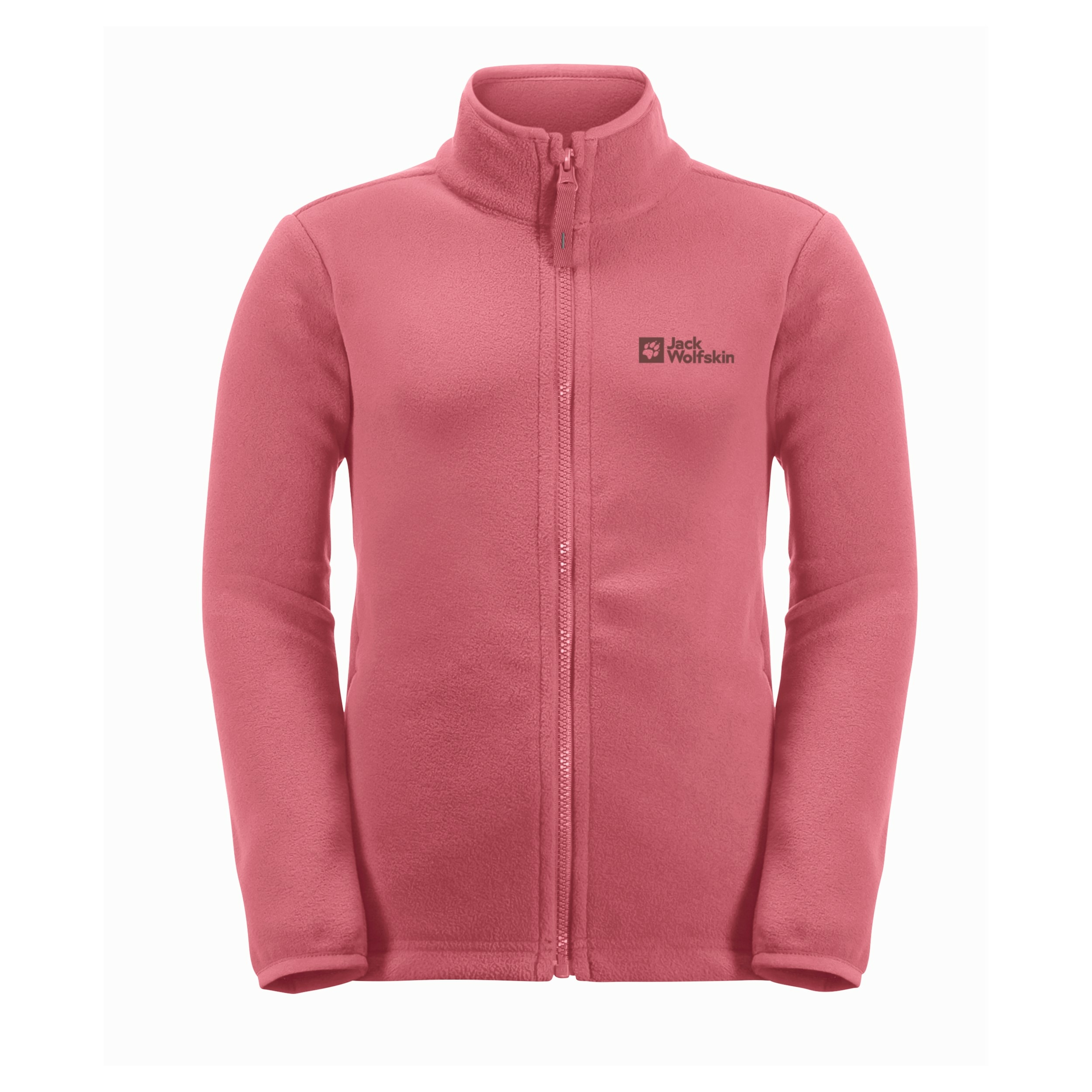 Dziecięca kurtka polarowa Jack Wolfskin TAUNUS JACKET K soft pink - 92