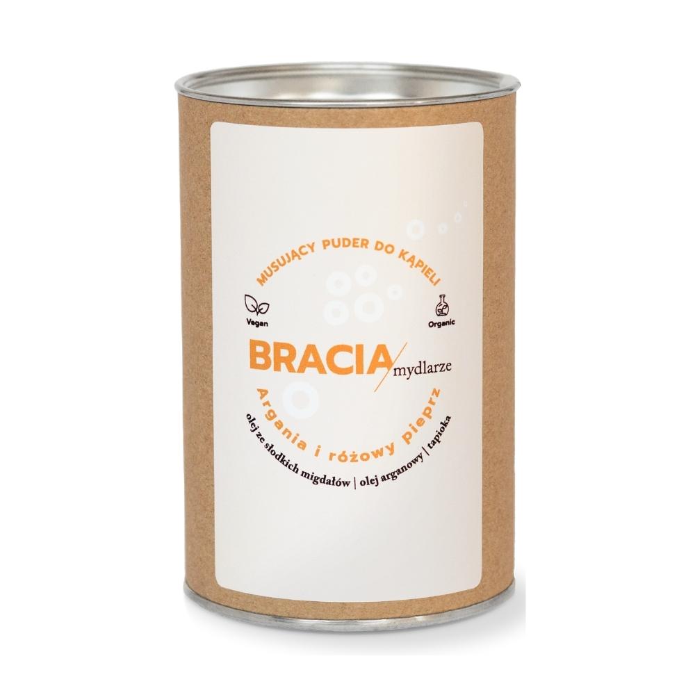 Bracia Mydlarze musujący puder do kąpieli argania i różowy pieprz, 300 g