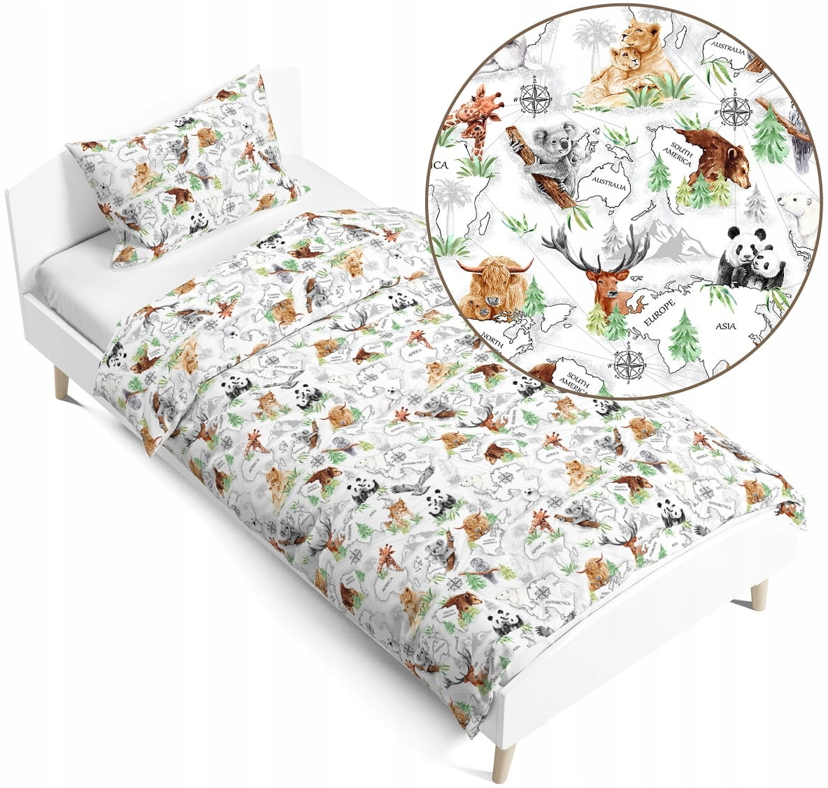 Pościel dziecięca młodzieżowa Babymam 140x200 cm