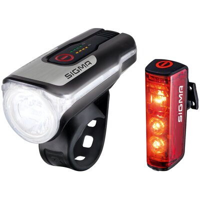 Zestaw lampek rowerowych SIGMA Aura 80 Set W Blaze