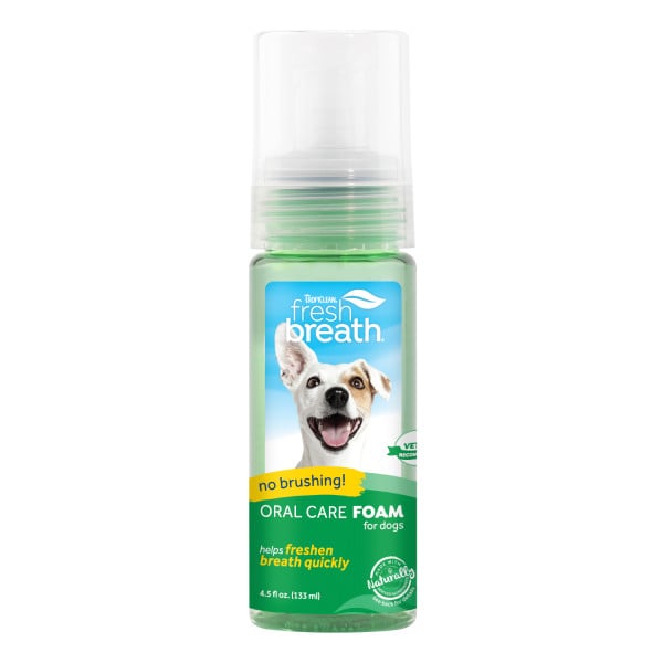 TROPICLEAN Fresh Breath Mint Oral Care Foam Dog 133ml pianka do higieny jamy ustnej dla psa