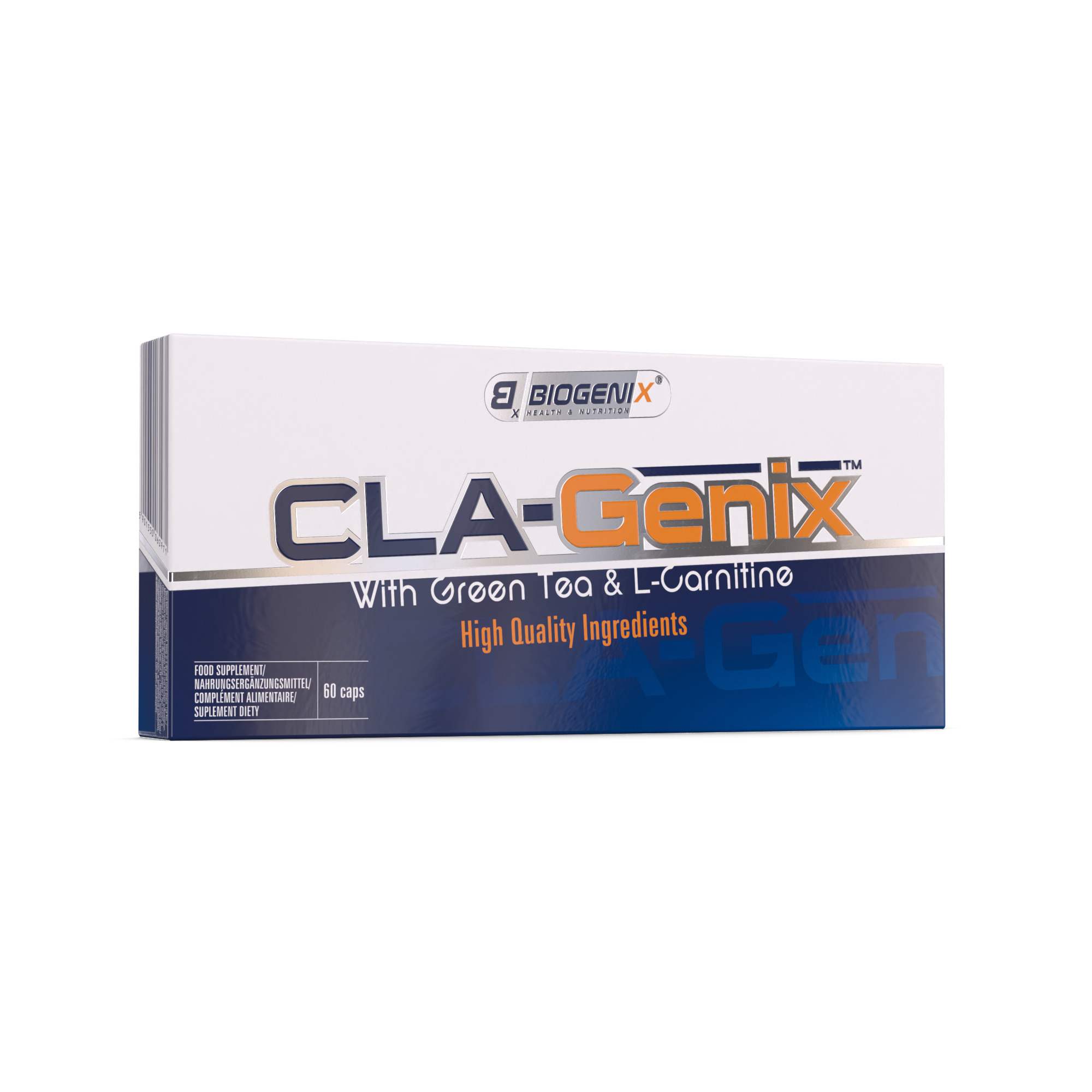 Biogenix CLAenix with Green Tea & L-carnitine suplement diety wspierający redukcję tkanki tłuszczowej, 60 kaps./1 opak.