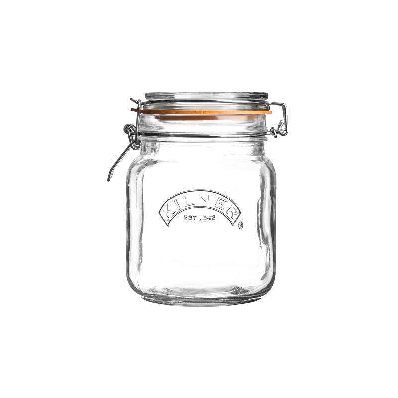 Kilner - Słoik 1l Square Clip Top Jar