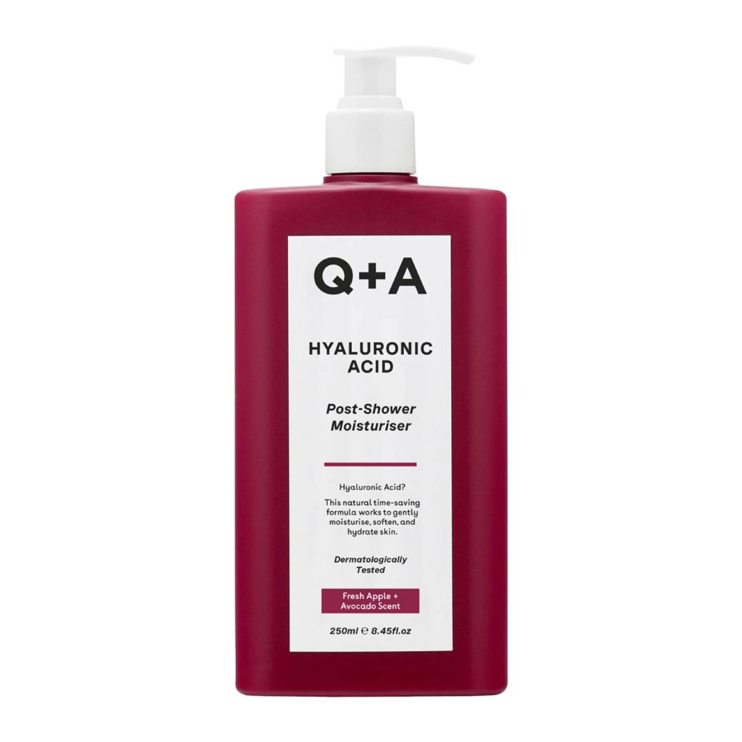 Q+A Hyaluronic Acid nawilżający balsam do ciała z kwasem hialuronowym, 250 ml