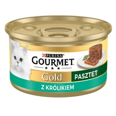 Karma dla kota GOURMET Gold Pasztet Królik 85 g