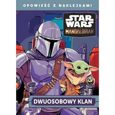 Książka Star Wars The Mandalorian Dwuosobowy klan Opowieść z naklejkami Brooke Vitale (miękka okładka)