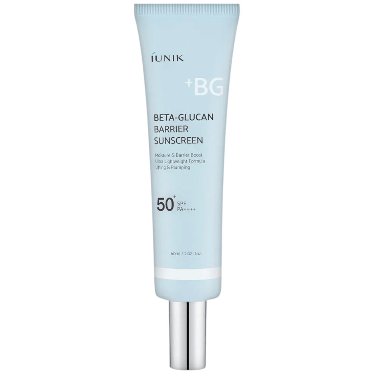 iUNIK Beta-glukan nawilżający krem przeciwsłoneczny wzmacniający barierę SPF50+ PA++++, 60 ml