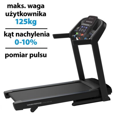 Bieżnia elektryczna HORIZON FITNESS T101 -27 1840W 16km/h