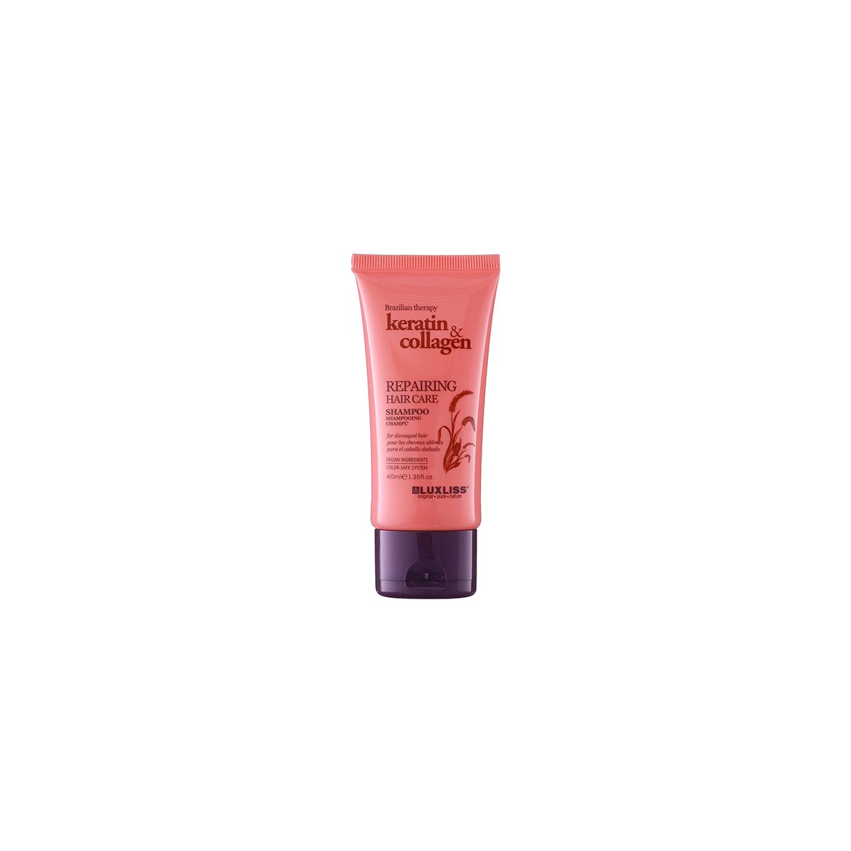 Luxliss Keratin&Collagen szampon do włosów, 40 ml