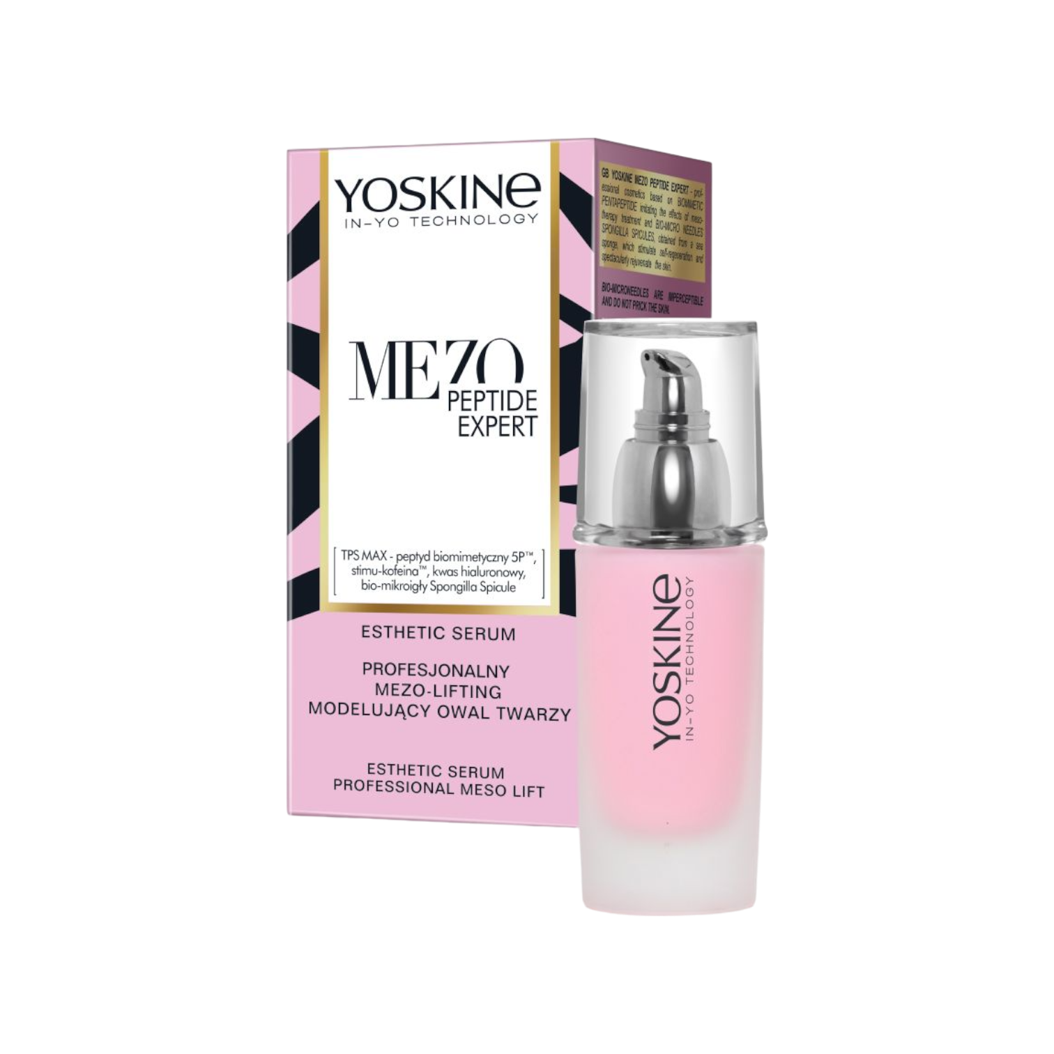 Yoskine Mezo Peptide Expert profesjonalny mezo-lifting modelujący owal twarzy, 30 ml