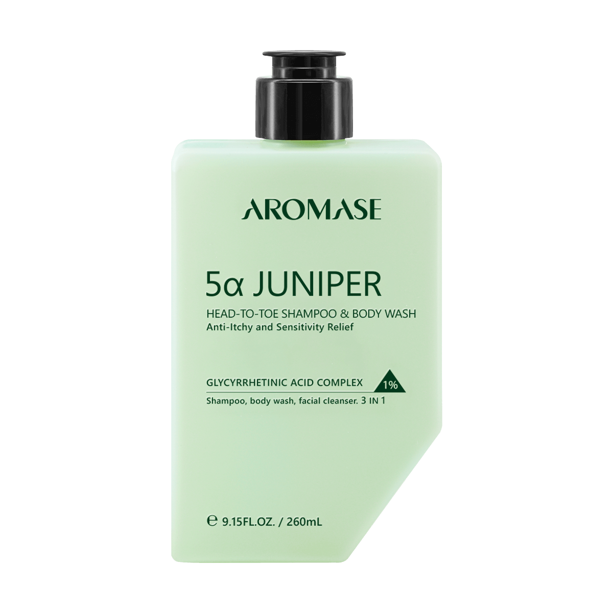 Aromase 5a Juniper Head-To-Toe Shampoo & Body Wash żel 3w1 do mycia twarzy, ciała i włosów, 260 ml