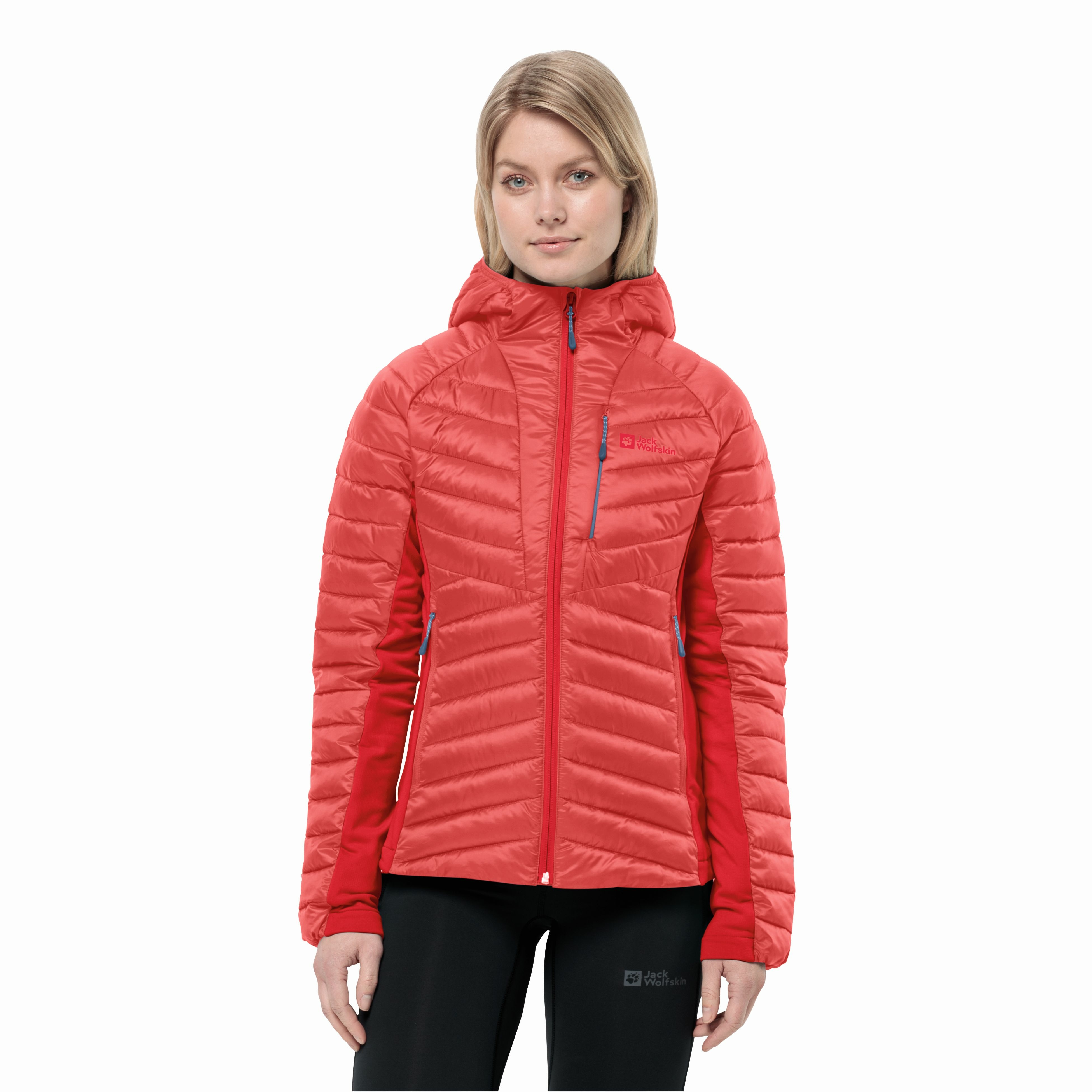 Damska kurtka hybrydowa Jack Wolfskin ROUTEBURN PRO INS JKT W vibrant red - L