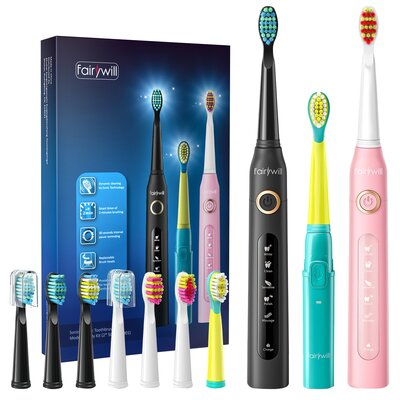 Szczoteczka soniczna FAIRYWILL FW-507 (3 szt.)