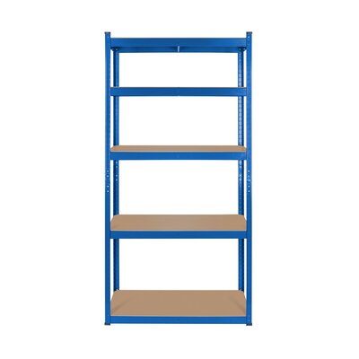 Regał magazynowy REBEL RB-1251BL 180 x 40 x 90 cm Niebiesko-brązowy