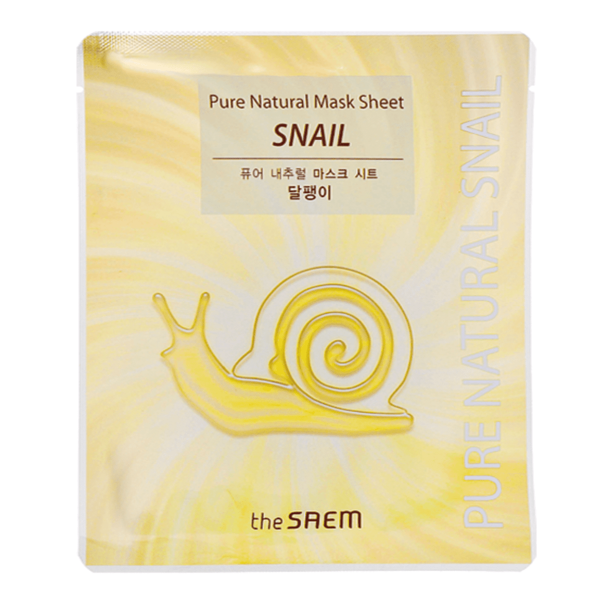 The Saem Snail maska do twarzy z ekstraktem ze śluzu ślimaka, 21 ml