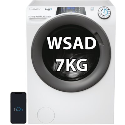 Pralka CANDY RapidÓ Pro RP4476BWMR/1-S 7kg 1400 obr Quick&Clean