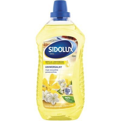 Płyn do mycia podłóg SIDOLUX Uniwersalny Kwiat Śliwy Japońskiej Z Ylang Ylang 1000 ml