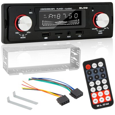 Radio samochodowe BLOW AVH Classic Bluetooth Pilot