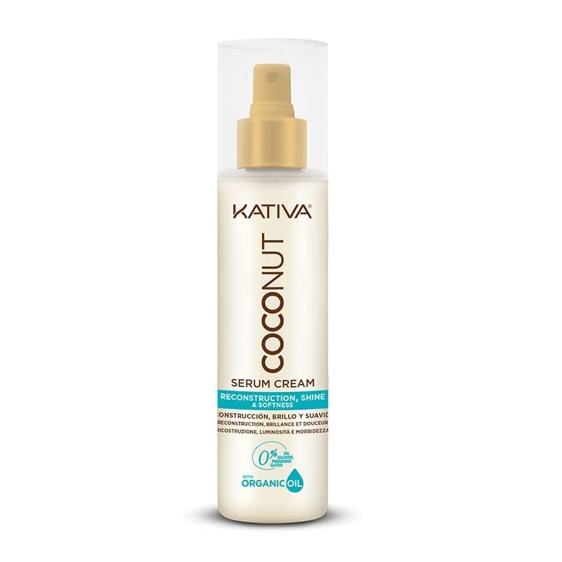 Kativa Coconut odbudowujące kokosowe serum do włosów w kremie, 200 ml