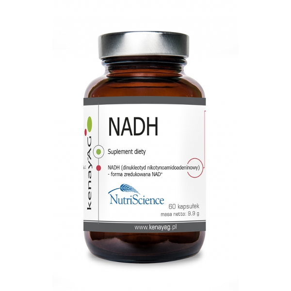 NADH dinukleotyd nikotynoamidoadeninowy 60 kaps. (Kenay)