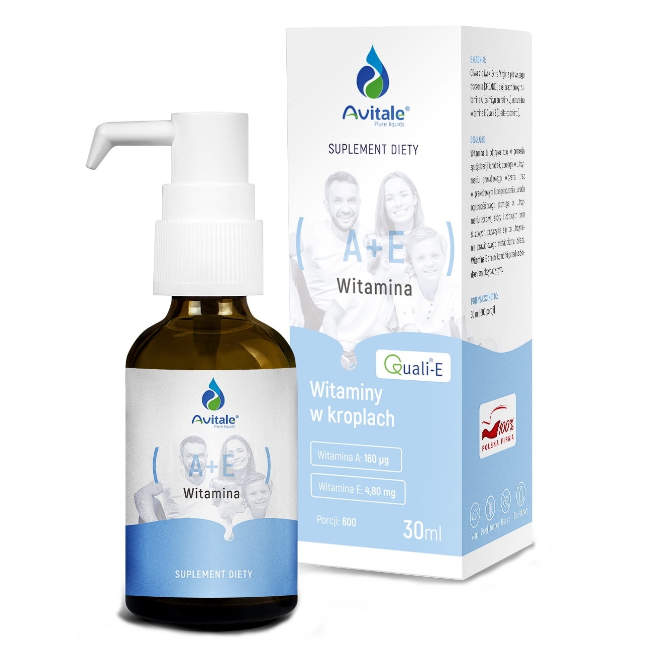 Aliness Avitale suplement diety witamina A+E, 30 ml./1 opak.