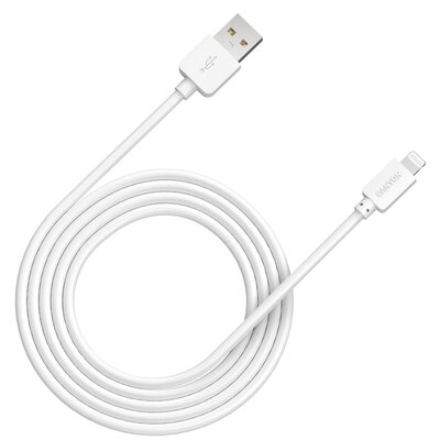 Kabel USB -  Lightning CANYON 1 m Biały