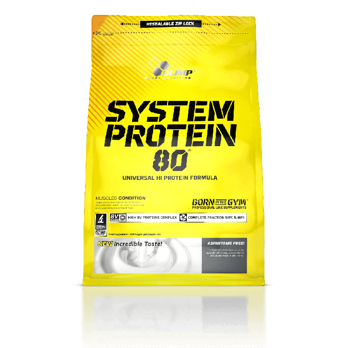 Olimp System Protein, proszek, smak bananowy, 700 g
